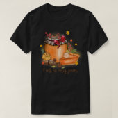 T-shirt L'automne est dans mon Jam Top tendance dire Autom (Design devant)