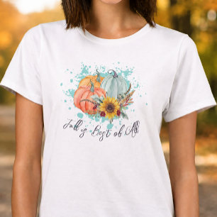 T-shirt L'automne est le meilleur de tous Citrouille