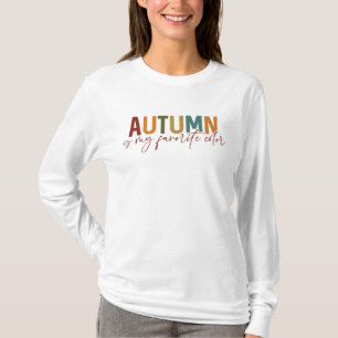 T-shirt L'automne est ma couleur préférée
