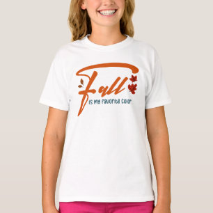 T-shirt L'automne est ma couleur préférée – Esthétique aut