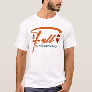 T-shirt L'automne est ma couleur préférée – Esthétique aut