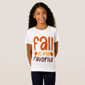 T-Shirt L'automne est ma saison préférée - Conception de c (Devant entier)