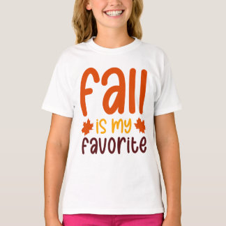 T-shirt L'automne est ma saison préférée - Conception de c