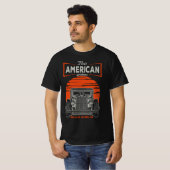 T-shirt L'automobile américaine (Devant entier)
