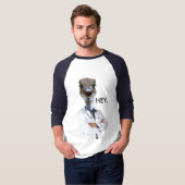 T-shirt L'autruche indique hé ! (Devant entier)