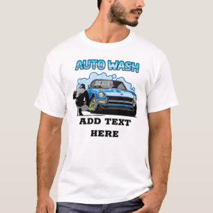 T-shirt Lavage automatique et lavage de voiture
