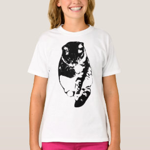 T-shirt Lavage de Patte Kitty Calme