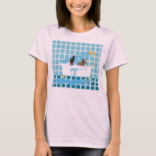 T-shirt Lavage des chiens