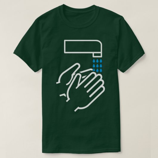T-shirt Lavage des mains 1 (Design devant)