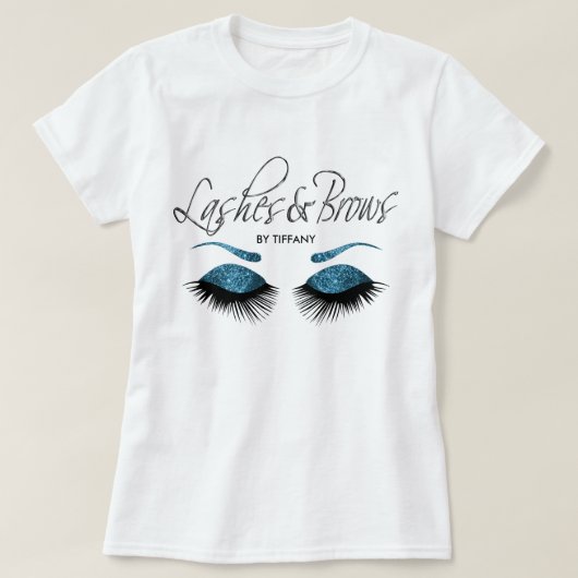 T-shirt Lavage et broussailles - Bleu (Design devant)