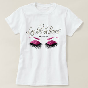 T-shirt Lavage et broussailles - rose