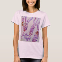 Lavande Bee Happy Herb Aquarelle Flower