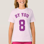 T-shirt Lavande & Purple Kids | Sports Jersey Design<br><div class="desc">Lavande & Purple Kids | Sports Jersey Design ・ Enfants Sports Jersey T-Shirt</div>