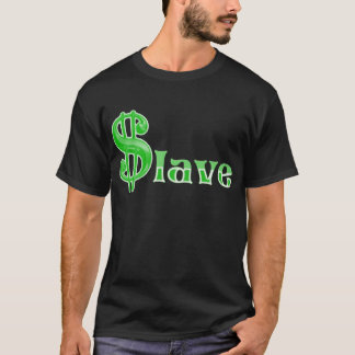 T-shirt $lave - Argent Vêtements Esclave Impression avant