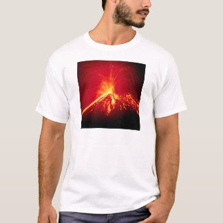 T-shirt Lave chaude de volcan Costa Rica 1991