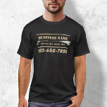 T-shirt Lave-linge à pression or Nettoyage de la maison<br><div class="desc">Chemises de nettoyage de la maison de lave-linge Gold Power à pression</div>