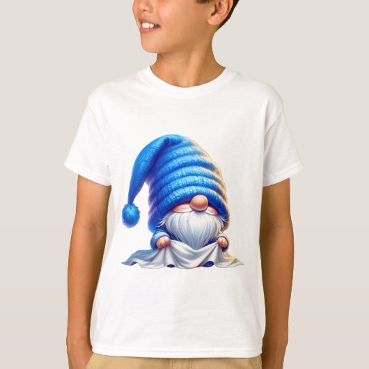 T-shirt Lave Pliante Gnome Ciblée Diligemment (Devant)