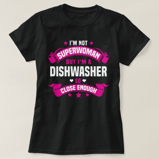 T-shirt Lave-vaisselle (Design devant)