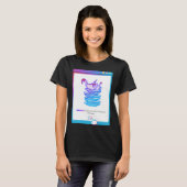 T-shirt Lave-vaisselle numérique (Devant entier)