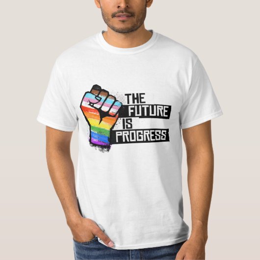 T-shirt L'avenir c'est le progrès (Devant)