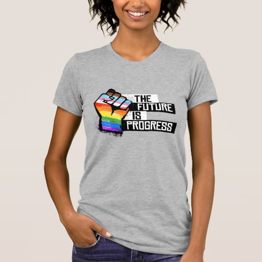 T-shirt L'avenir c'est le progrès (Devant)
