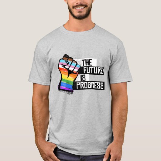 T-shirt L'avenir c'est le progrès (Devant)