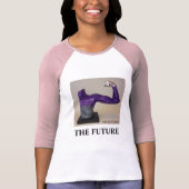 T-shirt L'AVENIR - Chemise de baseball à deux tons rose po (Devant)