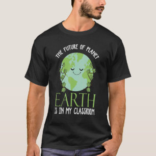 T-shirt L'avenir de la planète Terre est dans ma classe Ea