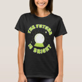 T-shirt L'Avenir Est Bright Crystal Ball - Slime Green (Devant)