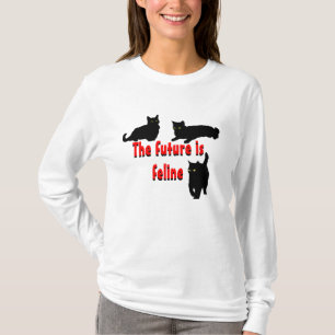 T-shirt L'avenir est félin