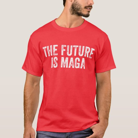 T-shirt L'Avenir Est L'Élection 2024 MAGA-Trump (Devant)