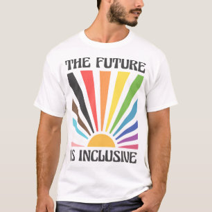T-shirt L'Avenir Est Une Fierté De Progrès Lgbtq Inclusive