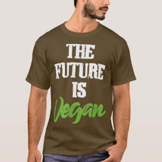 T-shirt L'Avenir Est Végétarien Végétarien VégétalBasé