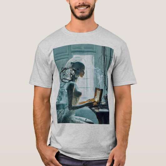 T-shirt "L'avenir rencontre l'intelligence" (Devant)