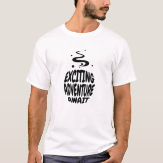 T-shirt l'aventure attend