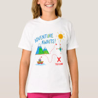 L'aventure Attend Carte Trésor Enfants Dessin