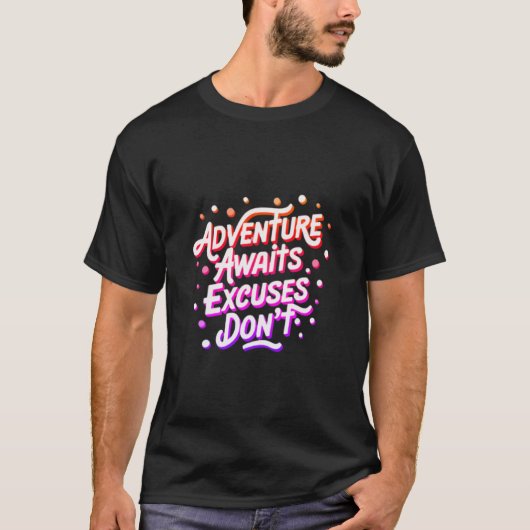 T-shirt L'aventure attend Tee (Devant)