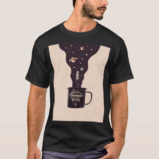 T-shirt L'aventure commence (Devant)