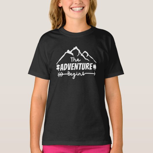T-shirt L'aventure commence (Devant)
