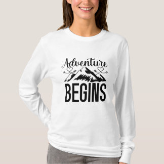 T-shirt l'aventure commence