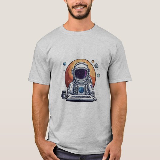 T-shirt L'aventure cosmique (Devant)