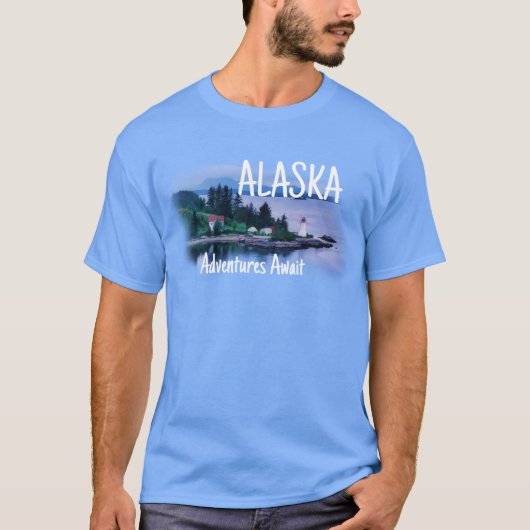 T-shirt L'aventure de l'Alaska vous attend (Devant)