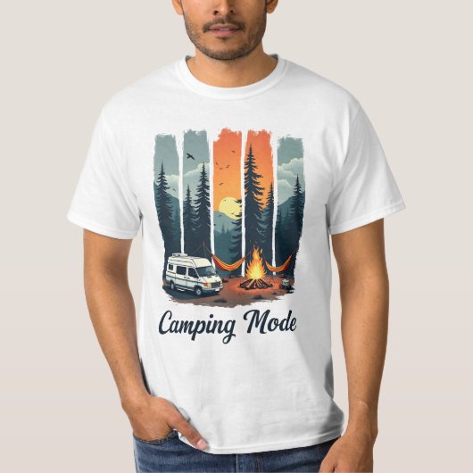 T-shirt L'aventure du flamping | Van Camping Tee (Devant)