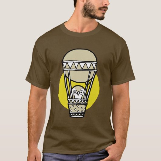 T-shirt L'aventure du hibou (Devant)