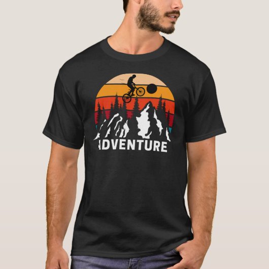 T-shirt L'aventure du VTT - Parcourez les sentiers (Devant)