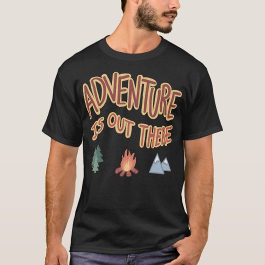 T-shirt L'aventure est là (Devant)