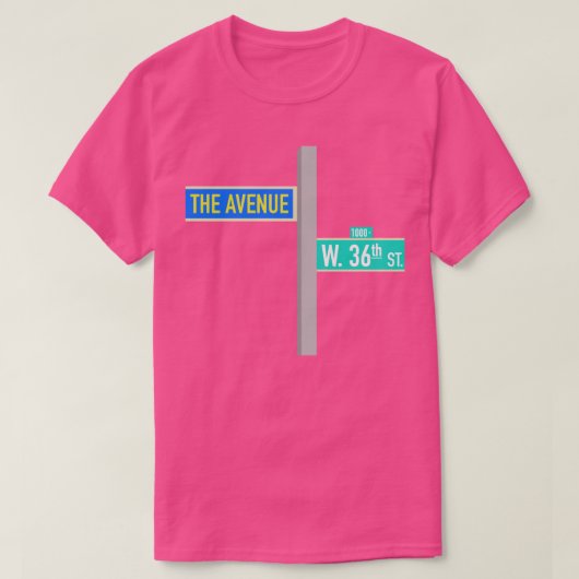 T-shirt L'avenue de Hampden (Design devant)