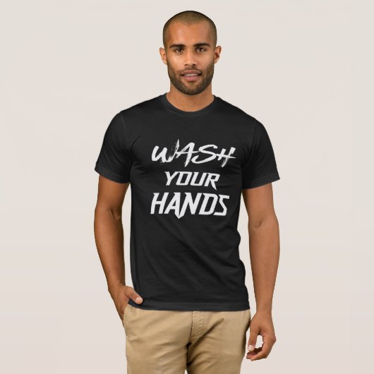T-shirt laver la main (Devant entier)