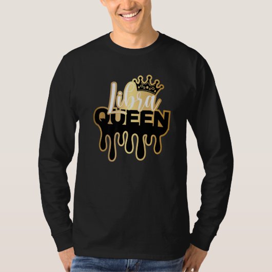 T-shirt Laver Libra Queen Zodiac (Devant)