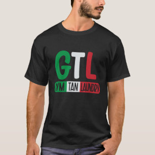T-shirt Laverie Gym Tan GTL Drapeau italien New Jersey Gar